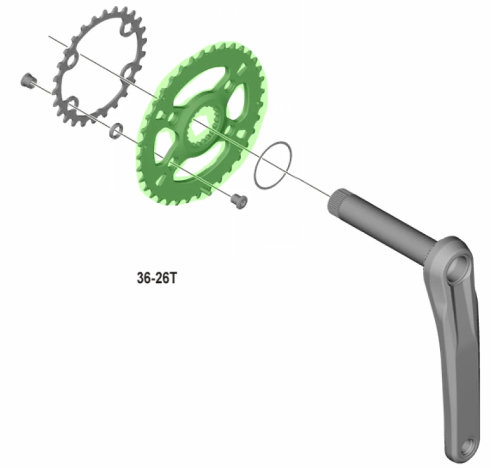 Shimano SLX FC-M7100 Plateau 2x12 Vitesses 5 Shimano SLX FC-M7100 Plateau 2x12 Vitesses – Image 3