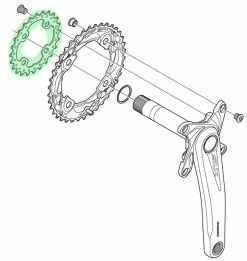 Shimano SLX Plateau De Chaîne Pour FC-M675 26 Dents (AK) -Vélo Soldes Shimano SLX Kettenblatt FC M675 innenDXfFGBeyZZaPs