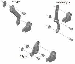 Shimano SM-CD800 Guide-chaîne -Vélo Soldes Shimano SM CD800 Typen d