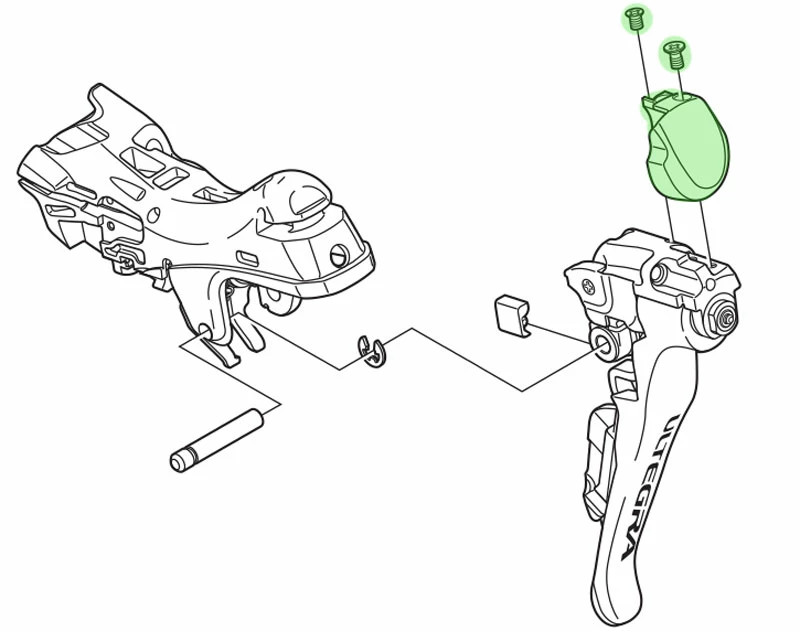 Shimano ULTEGRA ST-6800 Porte-nom Gauche 4 Shimano ULTEGRA ST-6800 Porte-nom Gauche – Image 2