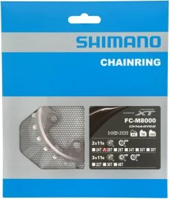 Shimano Plateau XT FC-M8000 2 Vitesses 26T (BC) 7 Shimano Plateau XT FC-M8000 2 Vitesses 26T (BC) -Vélo Soldes Shimano XT 2 fach Kettenblatt FC M8000 26 Zahne BC Y1RL26000 b