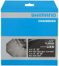 Shimano Plateau XT FC-M8000 2 Vitesses 36T (BC) -Vélo Soldes Shimano XT 2 fach Kettenblatt FC M8000 36 Zahne BC Y1RL98080 c