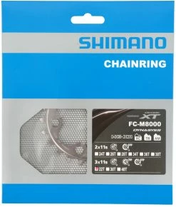 Shimano XT Plateau 3 Vitesses Pour FC-M8000 22 Dents (BA) 7 Shimano XT Plateau 3 Vitesses Pour FC-M8000 22 Dents (BA) -Vélo Soldes Shimano XT 3 fach Kettenblatt FC M8000 22 Zahne BA Y1RL22000 b