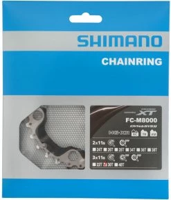 Shimano XT Plateau 3 Vitesses Pour FC-M8000 30 Dents (BA) 9 Shimano XT Plateau 3 Vitesses Pour FC-M8000 30 Dents (BA) -Vélo Soldes Shimano XT 3 fach Kettenblatt FC M8000 30 Zahne BA Y1RL98110 d