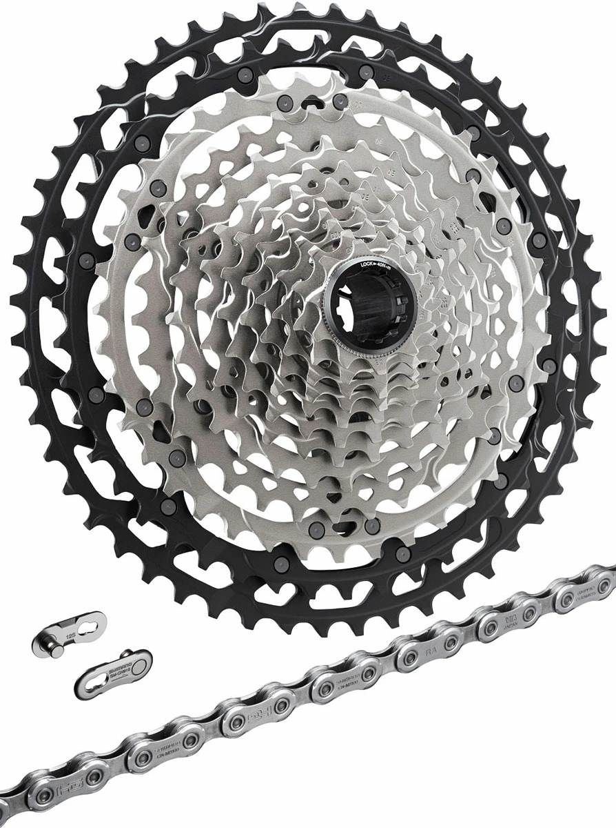 Shimano XT CN-M8100+CS-M8100 Set D'usure 12 Vitesses 3 Shimano XT CN-M8100+CS-M8100 Set D'usure 12 Vitesses