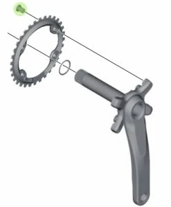 Shimano Boulons De Plateau XT FC-M8000 1 Vitesse -Vélo Soldes Shimano XT FC M8000 Kettenblattschrauben 1 fach Y1RL98100 b