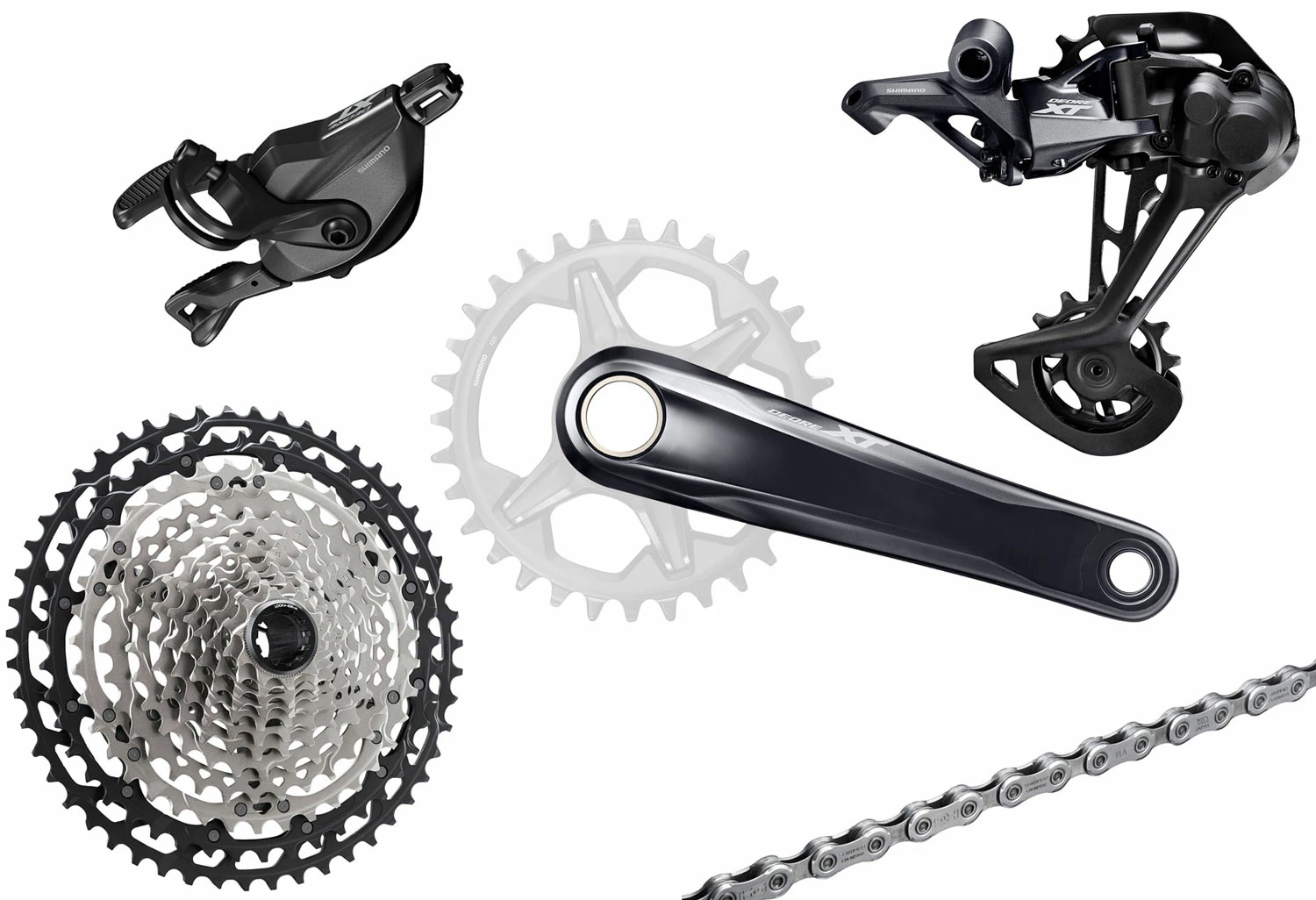 Shimano XT M8100 Groupe 1x12 Vitesses Collier De Serrage 3 Shimano XT M8100 Groupe 1x12 Vitesses Collier De Serrage