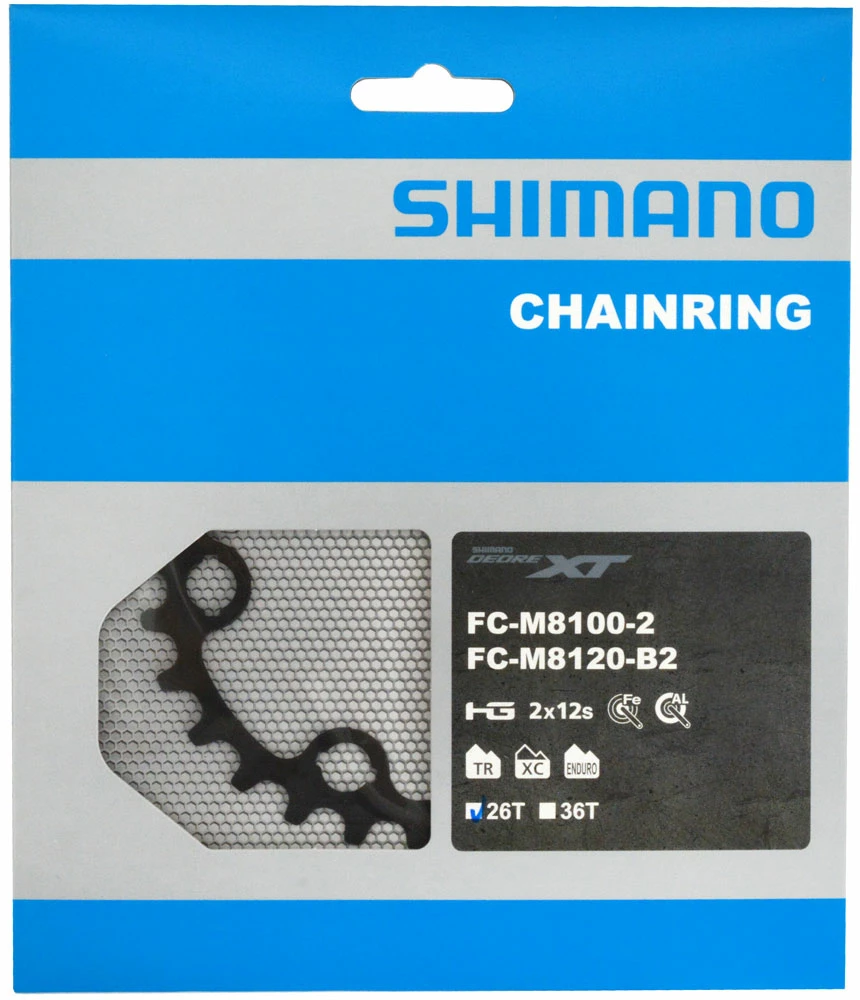 Shimano XT/SLX FC-M8100/M7100 Plateau 2x12 Vitesses 5 Shimano XT/SLX FC-M8100/M7100 Plateau 2x12 Vitesses – Image 3