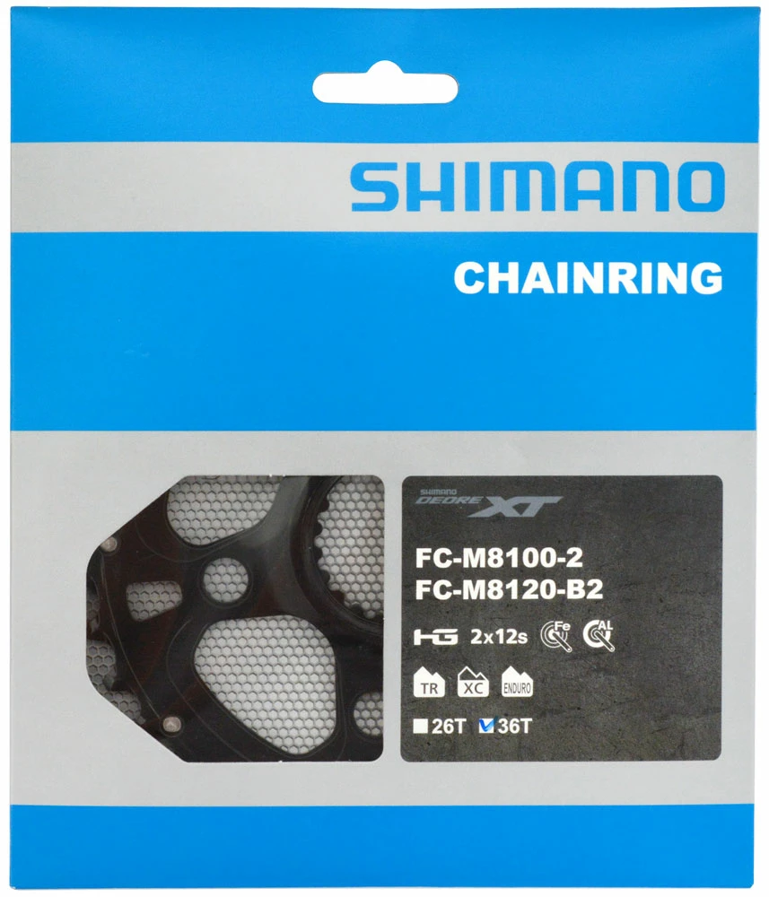 Shimano XT/SLX FC-M8100/M7100 Plateau 2x12 Vitesses 7 Shimano XT/SLX FC-M8100/M7100 Plateau 2x12 Vitesses – Image 5