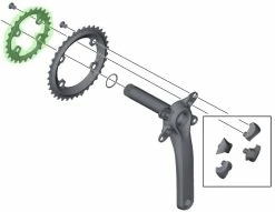 Shimano XTR Plateau 2 Vitesses Pour FC-M9000/9020 26 Dents (AT) 6 Shimano XTR Plateau 2 Vitesses Pour FC-M9000/9020 26 Dents (AT) -Vélo Soldes Shimano XTR 2 fach Kettenblatt FC M9000 9020 26 Zahne AT Y1PV26000 b