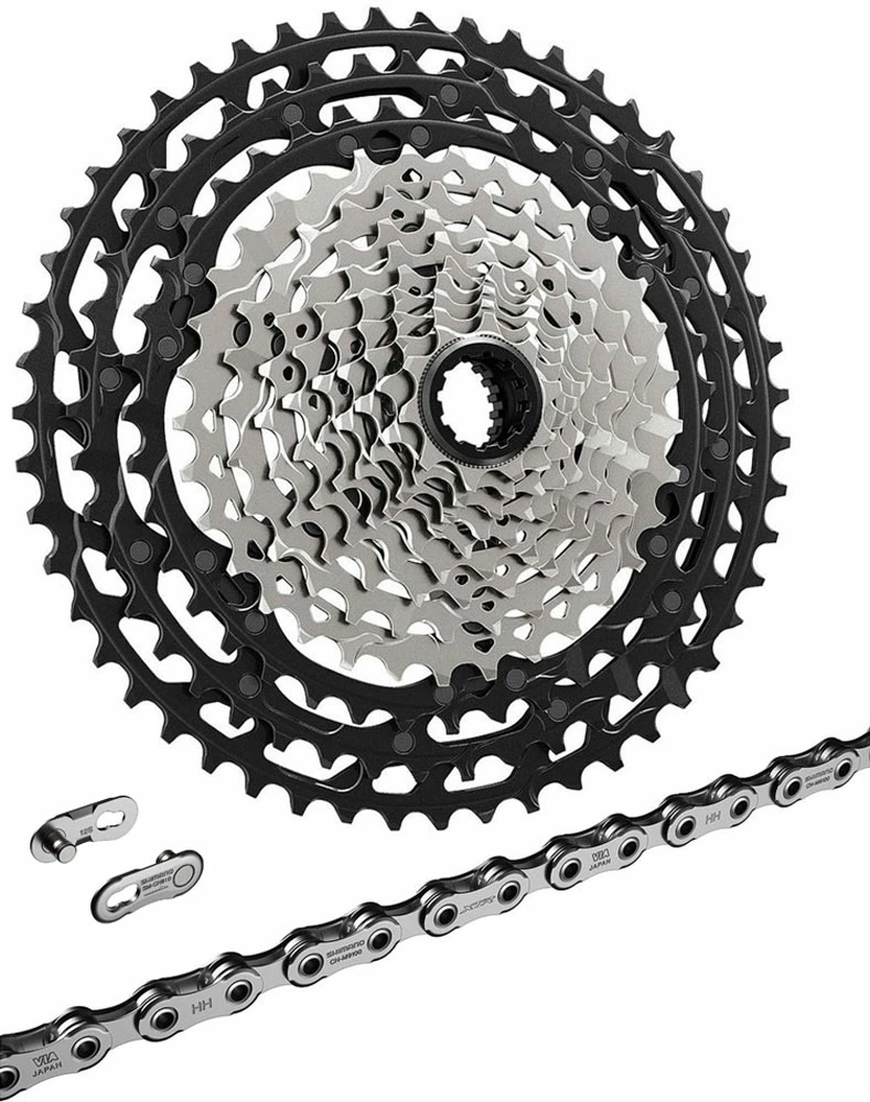 Shimano XTR CN-M9100+CS-M9100 Set D'usure 12 Vitesses 3 Shimano XTR CN-M9100+CS-M9100 Set D'usure 12 Vitesses