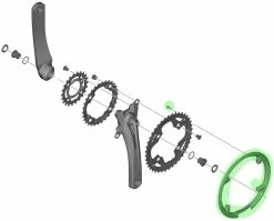 Shimano Anneau De Protection De Chaîne Pour FC-M4000/M4050 Avec Vis 7 Shimano Anneau De Protection De Chaîne Pour FC-M4000/M4050 Avec Vis -Vélo Soldes Shimano Y1PY98080 bdPSzwyUkjoMq1