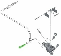 Shimano Vis De Conduite De Frein Pour SM-BH90-SB -Vélo Soldes Shimano Y8JA04000 b