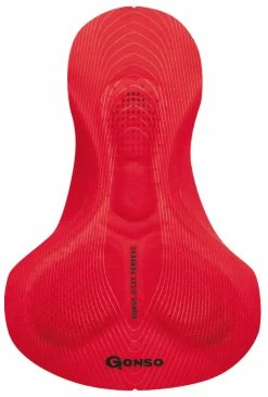 Gonso Sitivo Bib Red - Cuissard à Bretelles Avec Rembourrage -Vélo Soldes Sitivo Red Sitzpolster