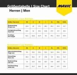 Mavic Cosmic H2O - Arm Warmers -Vélo Soldes Sizing Mavic Accessoires HerrenBwHmLoGcTvLeR 2