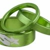 SPANK Kit D'espacement Vert émeraude 2 SPANK Kit D'espacement Vert émeraude -Vélo Soldes Spank Spacer Kit Set emerald grun SP STM 0056GR