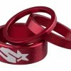 SPANK Kit D'espacement Rouge -Vélo Soldes Spank Spacer Kit Set emerald rot SP STM 0056ROT