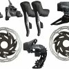 SRAM Force ETap AXS 2x12 Vitesses HRD Kit électronique FlatMount CL 2 SRAM Force ETap AXS 2x12 Vitesses HRD Kit électronique FlatMount CL -Vélo Soldes Sram Force eTap AXS 2x12 fach HRD Elektronik Kit FlatMount 00 7918 077 006