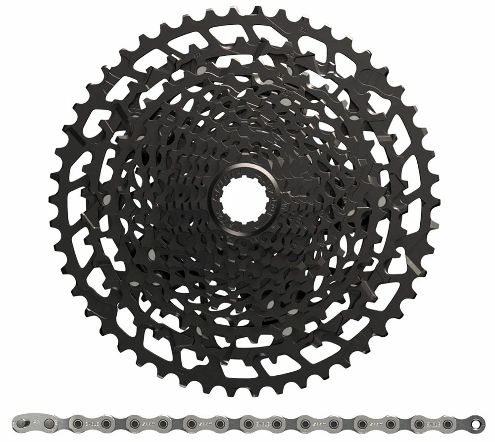 SRAM NX-Eagle PG-1230 Cassette 11-50T+NX Eagle Chaîne 12 Fois Kit D'usure 3 SRAM NX-Eagle PG-1230 Cassette 11-50T+NX Eagle Chaîne 12 Fois Kit D'usure