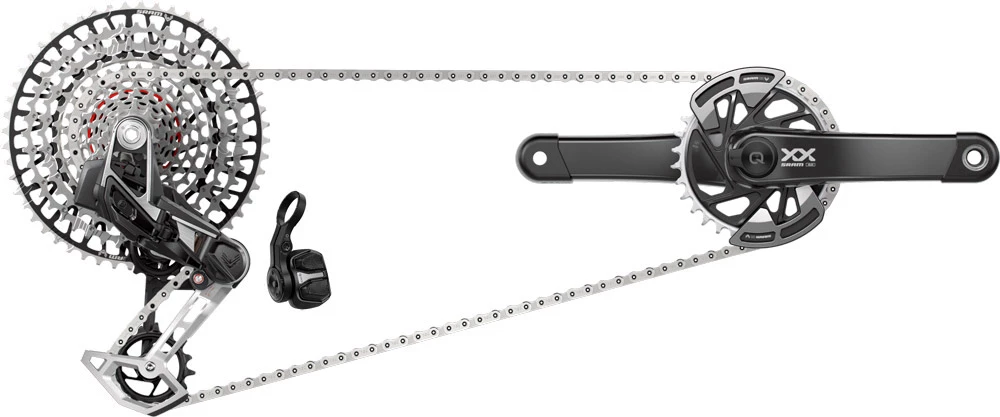 SRAM XX Eagle AXS Transmission DUB Powermeter Wide Groupe 12 Vitesses 3 SRAM XX Eagle AXS Transmission DUB Powermeter Wide Groupe 12 Vitesses