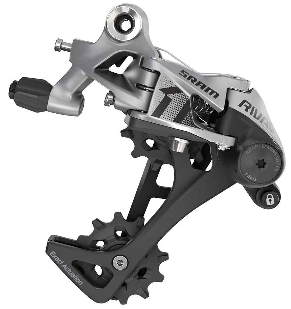 SRAM Dérailleur Arrière Rival 1 Type 3.0 Long 11 Vitesses 3 SRAM Dérailleur Arrière Rival 1 Type 3.0 Long 11 Vitesses