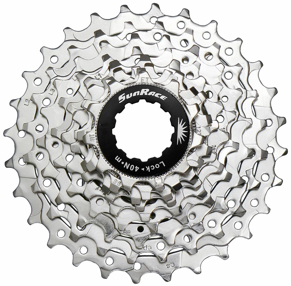 SUNRACE CSR91 Cassette 9 Vitesses 11-28 3 SUNRACE CSR91 Cassette 9 Vitesses 11-28