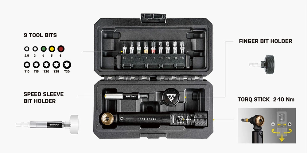 Topeak Clé Dynamométrique Torq Stick Pro 2-10 Nm 7 Topeak Clé Dynamométrique Torq Stick Pro 2-10 Nm – Image 5