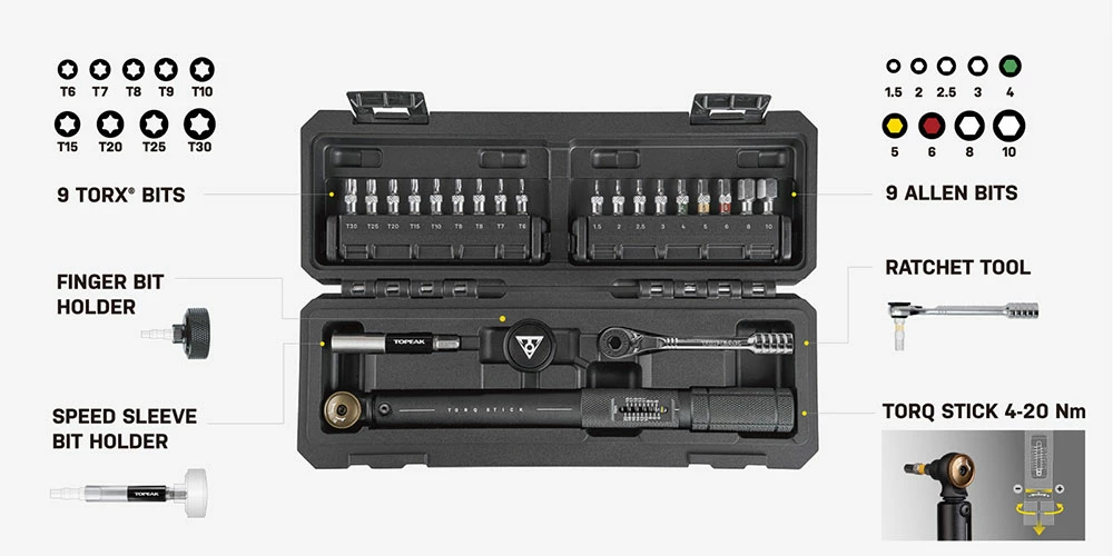 Topeak Clé Dynamométrique Torq Stick Pro 4-20 Nm 7 Topeak Clé Dynamométrique Torq Stick Pro 4-20 Nm – Image 5