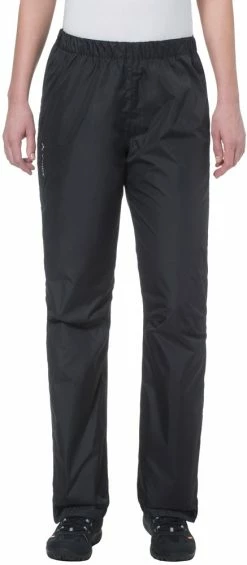 VAUDE Fluid Full-Zip Pants - Pantalon De Pluie Pour Femmes -Vélo Soldes Vaude Womens Fluid Full Zip Pants black 01263 02
