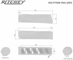 RITCHEY Poignées WCS Trail Python 7 RITCHEY Poignées WCS Trail Python -Vélo Soldes WCS Python Trail Grips