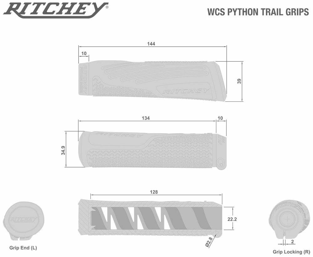 RITCHEY Poignées WCS Trail Python 5 RITCHEY Poignées WCS Trail Python – Image 3