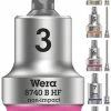Wera 740 B HF Douille-embout Zyklop Emmanchement 3/8" -Vélo Soldes Wera 8740 B HF Zyklop Bitnuss Master