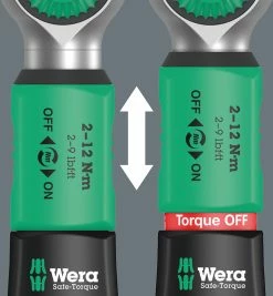 Wera Safe-Torque A1 Set 1 - Clé Dynamométrique 1/4" (2-12Nm) -Vélo Soldes Wera Safe Torque A1 Set 1 4013288223005 4