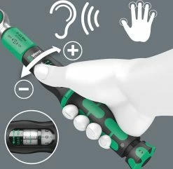 Wera Safe-Torque A1 Set 1 - Clé Dynamométrique 1/4" (2-12Nm) -Vélo Soldes Wera Safe Torque A1 Set 1 4013288223005 6