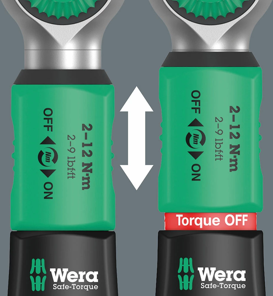 Wera Safe-Torque A2 Set 1 - Clé Dynamométrique 1/4" (2-12Nm) 6 Wera Safe-Torque A2 Set 1 - Clé Dynamométrique 1/4" (2-12Nm) – Image 4