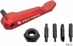 Wolf Tooth Components Axle Handle Multitool 10 Wolf Tooth Components Axle Handle Multitool -Vélo Soldes Wolf Tooth Axle Handle Multi Tool Red 2