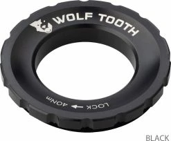 Wolf Tooth Components Centerlock Lockring -Vélo Soldes Wolf Tooth Centerlock Rotor Lockring Black 1