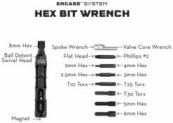 Wolf Tooth Components Système Hex Bit Wrench Multitool EnCase -Vélo Soldes Wolf Tooth Components EnCase Hex Bit Wrench Multitool 810006801781 4