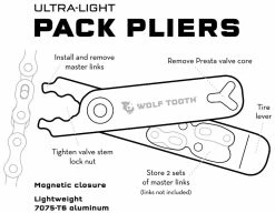 Wolf Tooth Components Master Link Combo Pliers Kombizange -Vélo Soldes Wolf Tooth Components Master Link Combo Pliers 812719027014 2