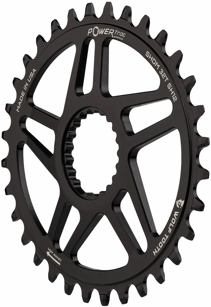 Wolf Tooth Components Powertrac Elliptical Shimano 12 Plateaux DM Boost 3mm Offset 4 Wolf Tooth Components Powertrac Elliptical Shimano 12 Plateaux DM Boost 3mm Offset – Image 2