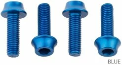 Wolf Tooth Components M5x15mm Vis Porte-bouteille ( 4 Pièces) -Vélo Soldes Wolf Tooth M5x15mm Flaschenhalterschrauben 4WBBOLTBLK 3