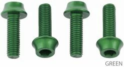 Wolf Tooth Components M5x15mm Vis Porte-bouteille ( 4 Pièces) -Vélo Soldes Wolf Tooth M5x15mm Flaschenhalterschrauben 4WBBOLTBLK 6