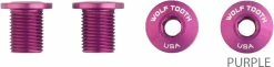 Wolf Tooth Components M8 10mm 4 Pcs. Vis De Plateau -Vélo Soldes Wolf Tooth Purple