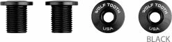 Wolf Tooth Components M8 10mm 4 Pcs. Vis De Plateau -Vélo Soldes Wolf Tooth black