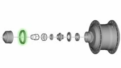 Shimano Bague D'espacement Center-Lock Pour Moyeux De Transmission ALFINE -Vélo Soldes Y37R82000 3