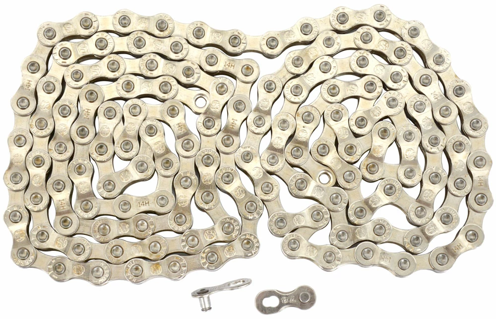 YBN Chaîne 8 Vitesses Pour Vélos électriques S8e S2 136 Maillons Argentés 3 YBN Chaîne 8 Vitesses Pour Vélos électriques S8e S2 136 Maillons Argentés