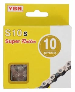 YBN Chaîne S10s 10 Vitesses, Argent/gris 5 YBN Chaîne S10s 10 Vitesses, Argent/gris -Vélo Soldes YBN S10S Kette 2