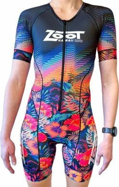 ZOOT LTD Tri Aero Racesuit - Maillot Une Pièce Pour Femmes Avec Rembourrage