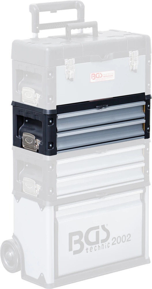 BGS Technic Mallette à Outils à Coque Dure Rehausse Avec 2 Tiroirs 6 BGS Technic Mallette à Outils à Coque Dure Rehausse Avec 2 Tiroirs – Image 4