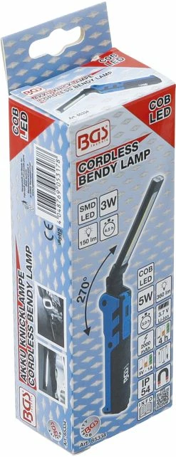 BGS Technic Lampe De Travail à Accu COB-LED Pliable 13 BGS Technic Lampe De Travail à Accu COB-LED Pliable -Vélo Soldes bgs technic 85334 20121700 COB LED Akku Arbeitsleuchte klappbar 6